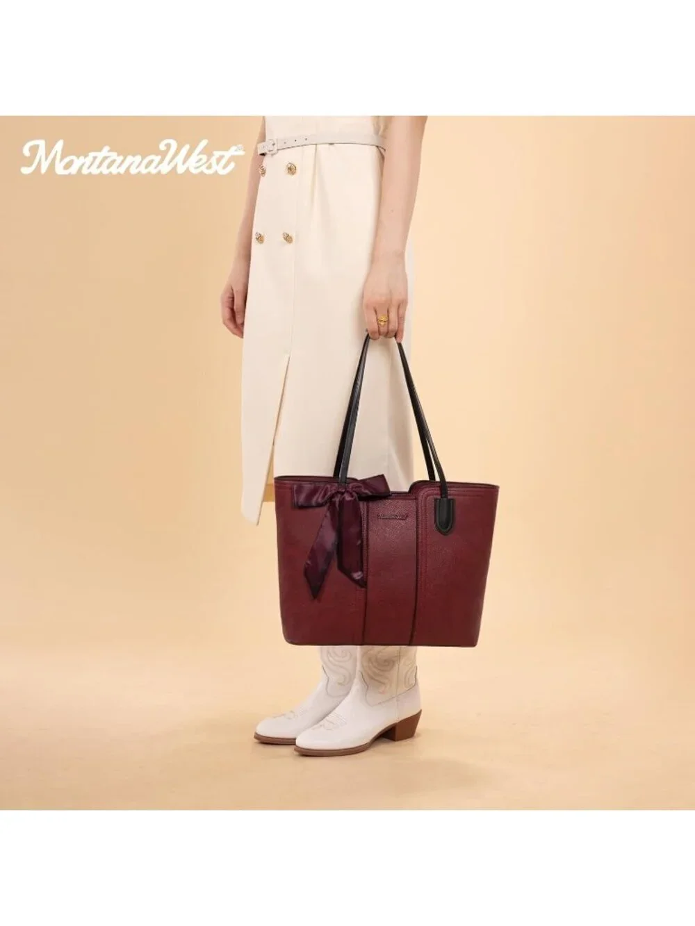 Women  Dahila Red  Medium Tote Bags Top Handle Satchel Purses